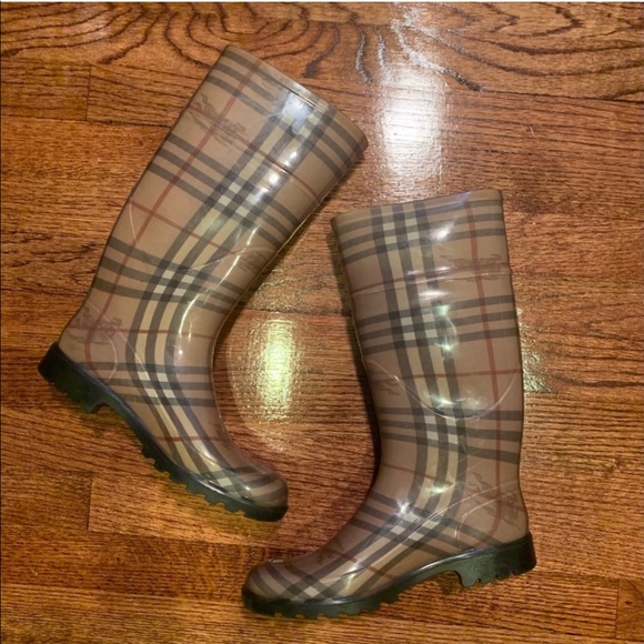 Authentic Burberry Rain Boots - Picture 1 of 11